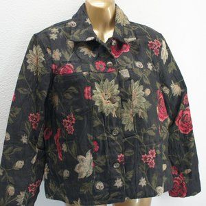 Chicos design vintage tapestry jacket size 0